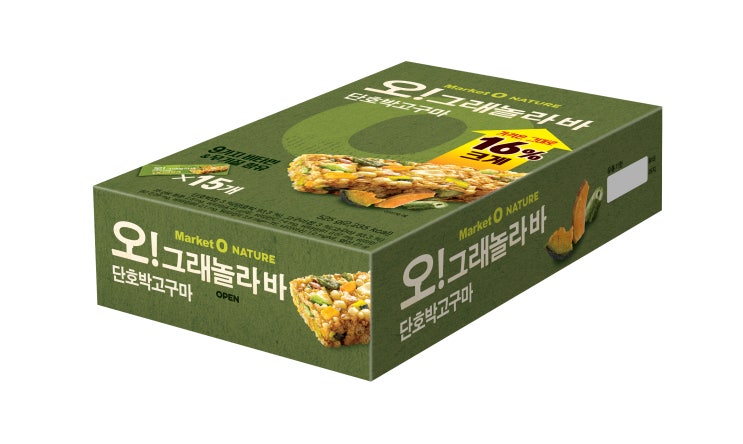 잘팔리는 마켓오 네이처 오 그래놀라바 단호박고구마, 35g, 15개입 추천합니다