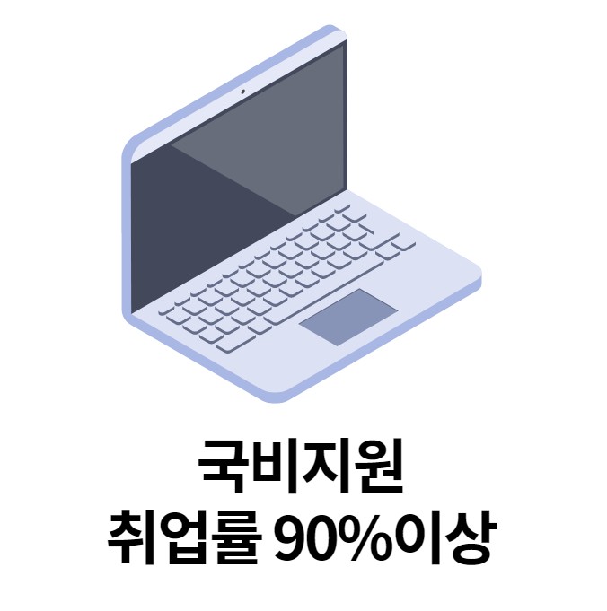 취업률90%이상 컴공 국비지원 무료로 받아서 취업까지!