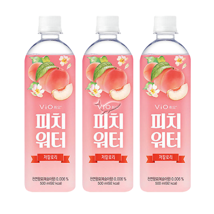 가성비 좋은 휘오 피치워터 500ml, 6개 좋아요