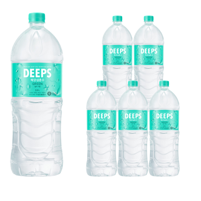 리뷰가 좋은 딥스 해양심층수 그린, 2L, 6개 좋아요 리뷰가 좋은 딥스 해양심층수 그린, 2L, 6개 좋아요