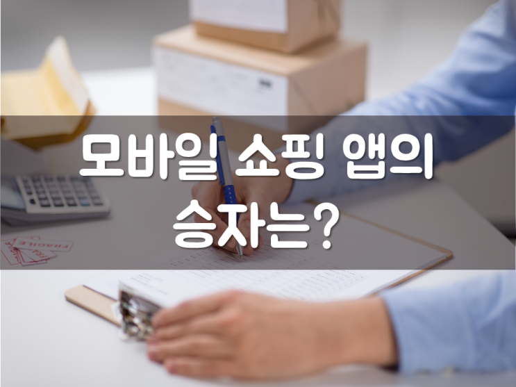  모바일 쇼핑 앱의 승자는?