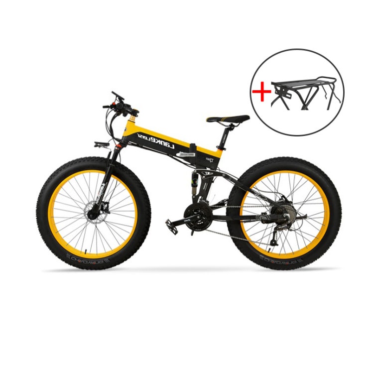 많이 찾는 랑케레이시 XT750 PLUS 26인치 오프로드 팻바이크 접이식 전기자전거 파스 스로틀 겸용 유압브레이크 관부가세포함(짐받이증정), 옐로우 좋아요 많이 찾는 랑케레이시 XT750 PLUS 26인치 오프로드 팻바이크 접이식 전기자전거 파스 스로틀 겸용 유압브레이크 관부가세포함(짐받이증정), 옐로우 좋아요