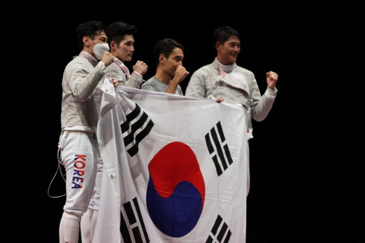  정상에 우뚝 선 대한민국 검객들 축하합니다
