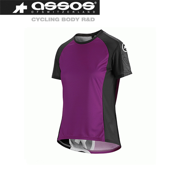 인기 많은 [특가상품] ASSOS 아소스 반팔상의 TRAIL Womens SS Jersey Cactus Purple 트레일 여성용 반팔 져지 산악용 자전거 져지 추천합니다