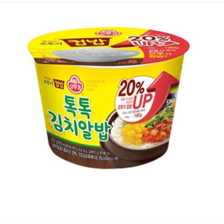 잘나가는 오뚜기 맛있는 컵밥 톡톡김치알밥, 192g, 36개 추천해요