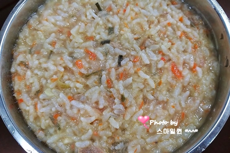  본죽 능가하는 참치죽~