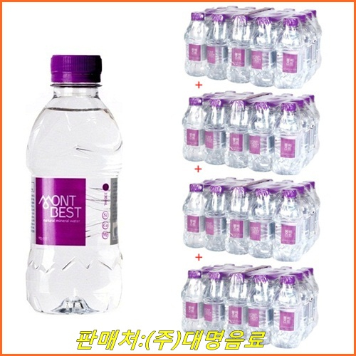 가성비 좋은 몽베스트 생수, 330ml, 80개 ···