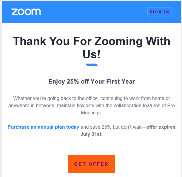  Zoom 할인 코드 공유(7/31까지 사용 가능)