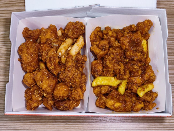 티바두마리치킨 알마간 커리양념 치킨 먹어보기 알싸하다 티바두마리치킨 알마간 커리양념 치킨 먹어보기 알싸하다