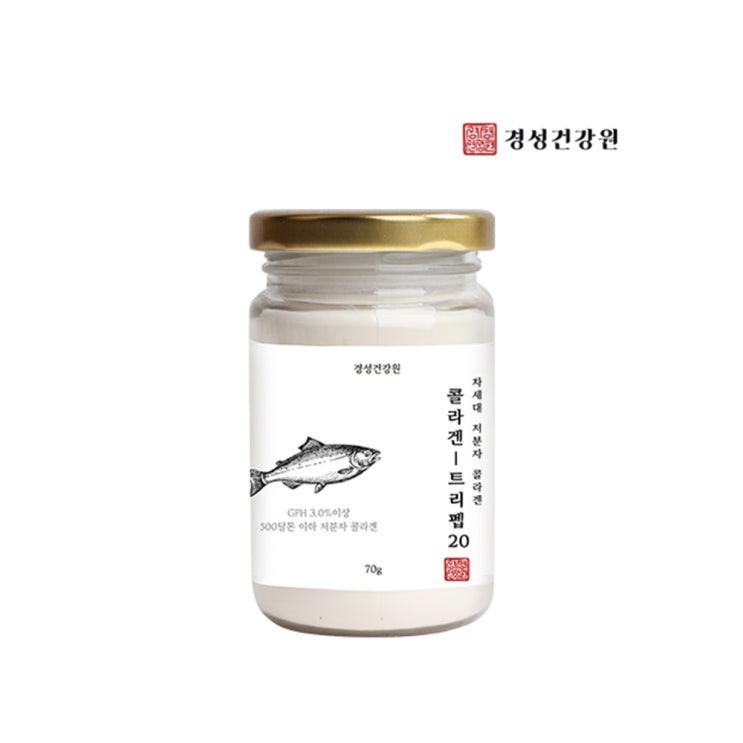 가성비갑 경성건강원 저분자 피쉬콜라겐 트리펩타이드 흡수율 높은 어린 피부 콜라겐 단백질 500달톤 고함량 CTP 아미코젠 GHP 3.2 아미노산 홈쇼핑, 70g, 1병 ··· 가성비갑 경성건강원 저분자 피쉬콜라겐 트리펩타이드 흡수율 높은 어린 피부 콜라겐 단백질 500달톤 고함량 CTP 아미코젠 GHP 3.2 아미노산 홈쇼핑, 70g, 1병 ···