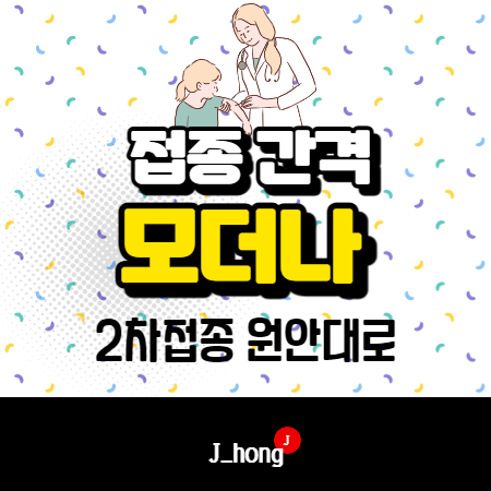  모더나 접종 간격, 2차접종 최신 정보