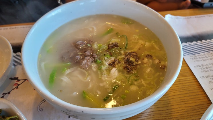  광명동굴 근처 광명맛집 서원 안동국시 후기(210725)