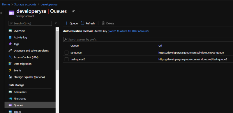 [입문] azure storage account - queue ( 애저 스토리지 큐 ) : 네이버 블로그