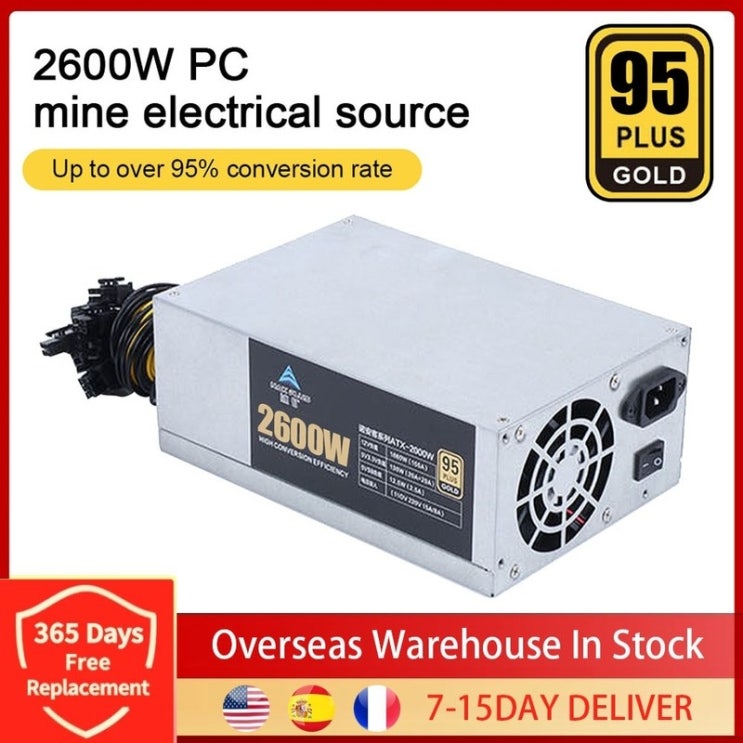많이 찾는 2600W ETH 채굴 기 전원 공급 장치 10 x 6pin 95 효율성 2U 단일 PC 전원 공급 장치 비트 코인 채굴을위한 다중 GPU 지원, 협력사 추천합니다 많이 찾는 2600W ETH 채굴 기 전원 공급 장치 10 x 6pin 95 효율성 2U 단일 PC 전원 공급 장치 비트 코인 채굴을위한 다중 GPU 지원, 협력사 추천합니다