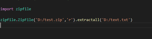 Python - zip파일 압축 풀기