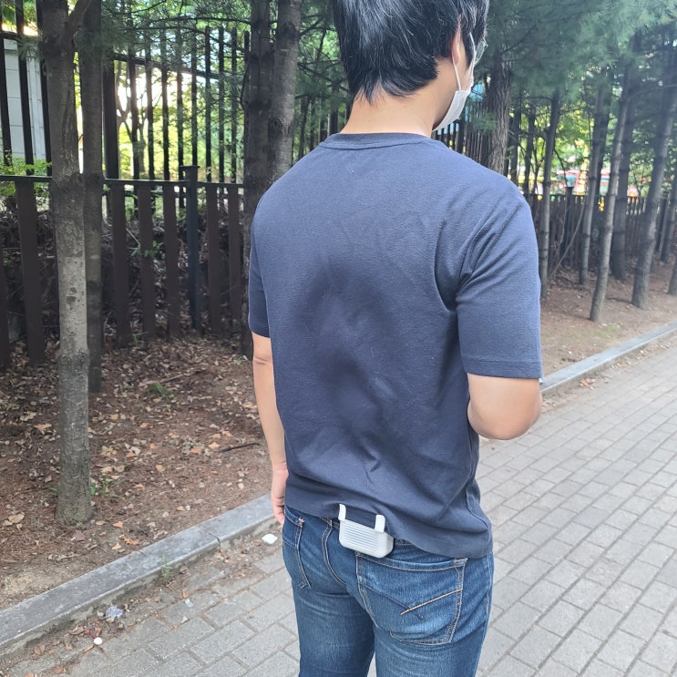  쿨리베이직 웨어러블선풍기로 옷속선풍기 사용해보세요:)
