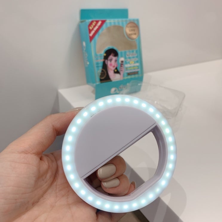  내돈내산 LED 셀카조명 블로거 셀카링 개꿀이야
