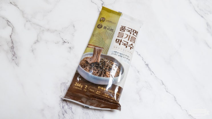  CJ 씨제이 제일제당 풍국면 들기름 막국수! 중국산 들기름이네... 농축스프베이스는 일본산...
