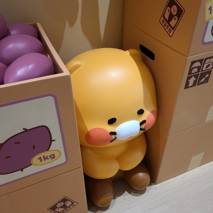  리뉴얼되어 귀여움이 배가된 강남역 카카오프렌즈 샵과 라인프렌즈샵 강남점 (feat. 노티드 강남)