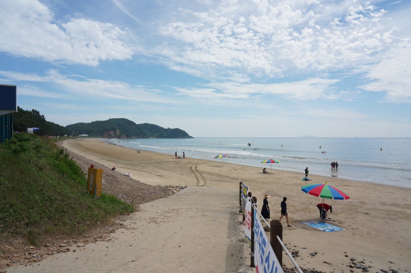 태안여행 안면도 삼봉해수욕장 조개잡이 해피트리 펜션 4