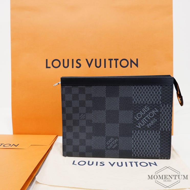 구미 명품 [LOUIS VUITTON] 포쉐트 보야주 그라파이트 N60444