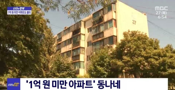  1억 미만 아파트라는 고위험 종목에 투자하는 또 다른 이유