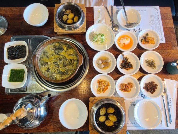  [울산]울산 주전 맛집/전복톳밥과 들깨옹심이미역국 정식이 깔끔한 정식당!