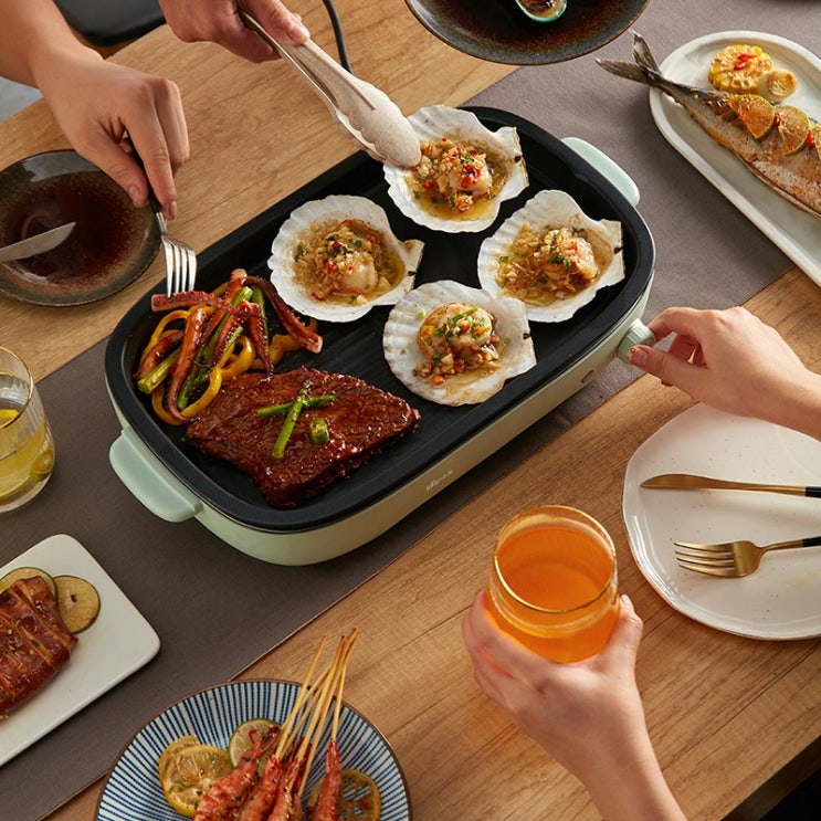 많이 팔린 대형 전기불판 팬 그릴 삽겹살 기계 프라이팬 생선구이, 그린 3 추천합니다 많이 팔린 대형 전기불판 팬 그릴 삽겹살 기계 프라이팬 생선구이, 그린 3 추천합니다