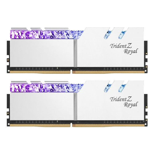 인기 급상승인 지스킬 DDR4 16GB TRIDENT Z ROYAL 램 데스크탑용 SILVER PC4-25600 CL16 2p ···