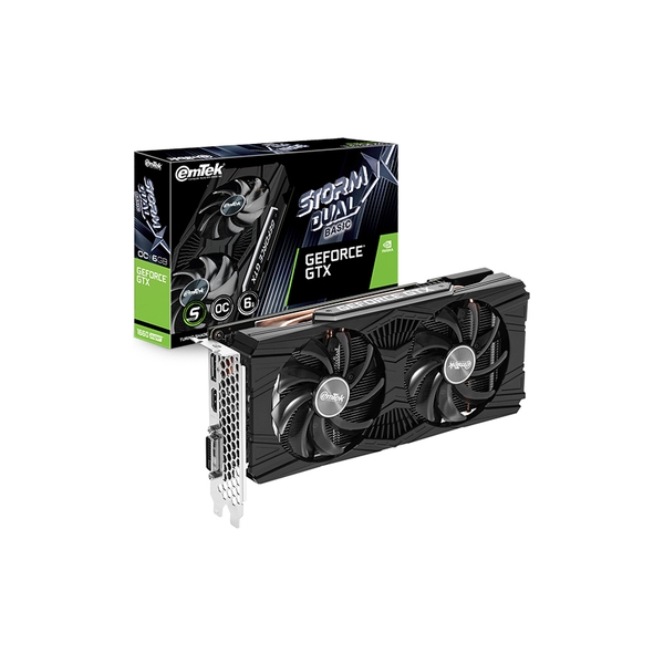 가성비 뛰어난 이엠텍 GTX 1660 SUPER STORM X Dual BASIC OC D6 6GB ···