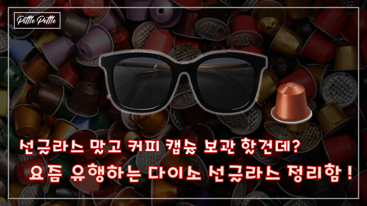  [선글라스 정리 안 할건데? 커피 캡슐 넣을건데?] 다이소 커피 캡슐 정리...아니...다용도 선글라스 정리함 후기.
