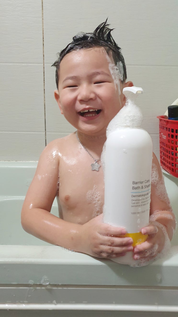  함소아 닥터아토비 베리어케어 바스앤샴푸 목욕놀이 신생아바스앤샴푸 추천!