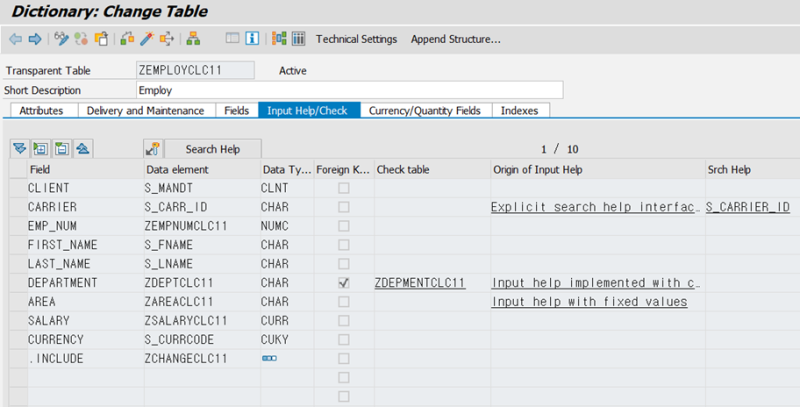 [ABAP] Foreign Key / Text Table : 네이버 블로그