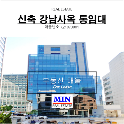  고급스러운 신축빌딩 강남사옥임대 주차31대 422평