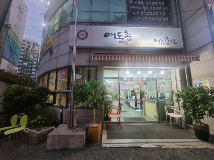  [부산 시청밥집] 애돈촌 돼지국밥