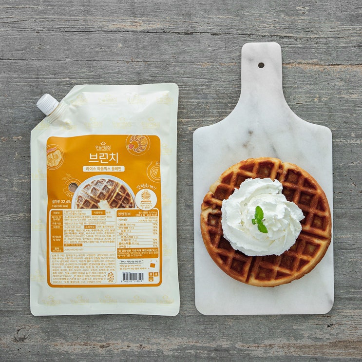 잘나가는 오늘의일상 브런치 라이스 와플믹스 플레인, 1kg, 1개 좋아요 잘나가는 오늘의일상 브런치 라이스 와플믹스 플레인, 1kg, 1개 좋아요