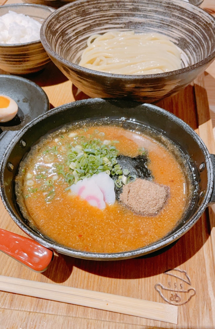 이케부쿠로 라멘 맛집:멘타이니코미 츠케멘(明太煮こみつけ麺)