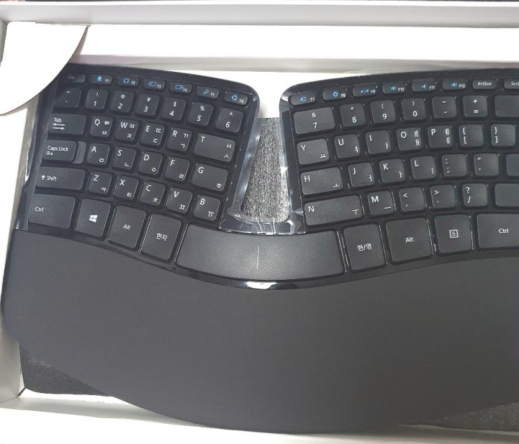  써봤어요~ 마이크로소프트 버티컬 인체공학 키보드마우스 세트 Microsoft Sculpt Ergonomic Desktop 사용기