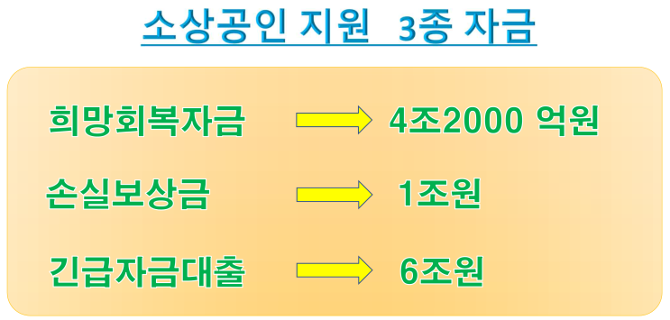  소상공인 희망회복자금 지원
