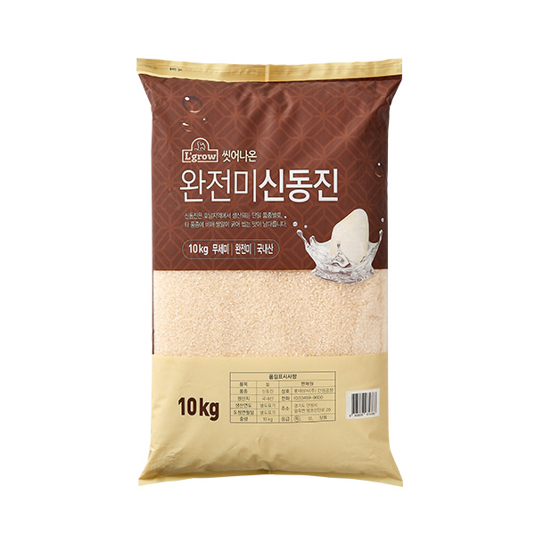 잘나가는 2020년 엘그로 씻어나온 완전미 신동진 백미, 10kg, 1개 ···