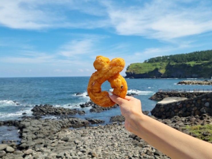  제주도간식 대파꽈배기, 서귀포도넛맛집 윤꽈배기에서 먹어봤어요