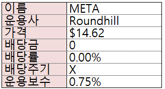  메타버스에 투자하는 ETF - META