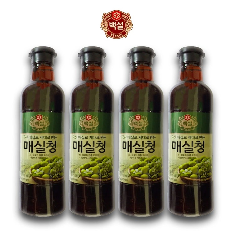잘팔리는 백설 국내산 매실청 4개(1.025kgx4개)조청요리올리고당양념물엿프락토, 1.025kg, 4개 추천합니다 잘팔리는 백설 국내산 매실청 4개(1.025kgx4개)조청요리올리고당양념물엿프락토, 1.025kg, 4개 추천합니다