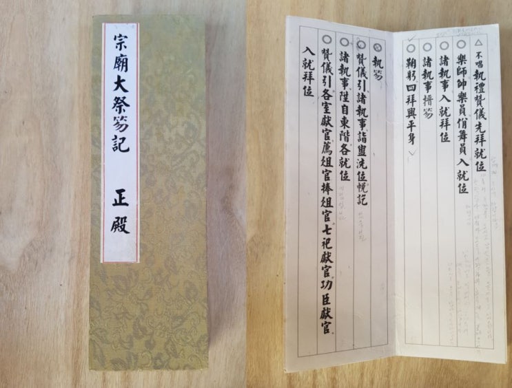  홀기(笏記)와 홀(笏)