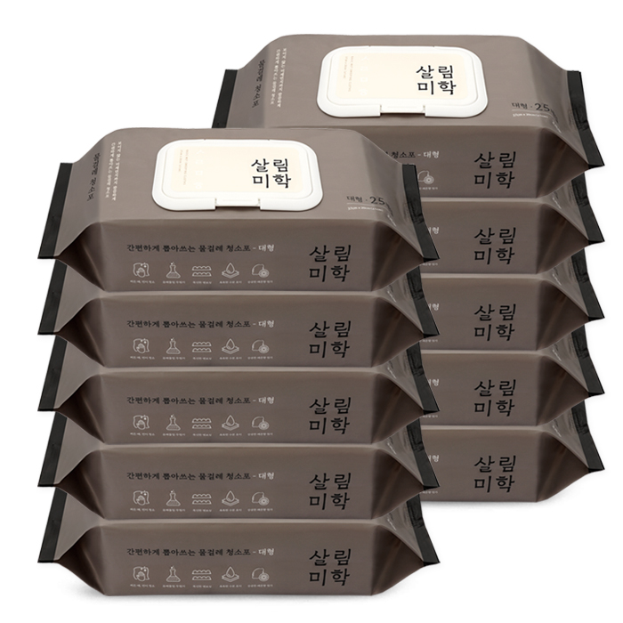 후기가 좋은 살림미학 대형 물걸레 청소포 25매, 10개 ··· 후기가 좋은 살림미학 대형 물걸레 청소포 25매, 10개 ···