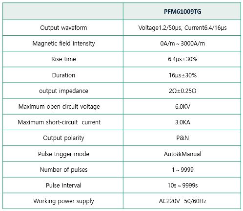 EMCPrima  펄스자기장발생기, Pulse magnetic fields tester (PFM61009TG) IEC61000-4-9