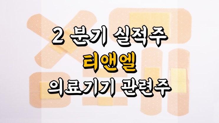 티앤엘 주가 - 2 분기 실적주 공부, 의료기기 관련주