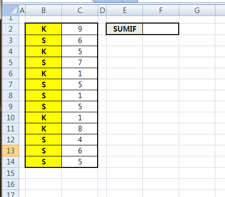 [엑셀/Excel] sumif 함수 알아보기(원하는 조건만 합 구하기)