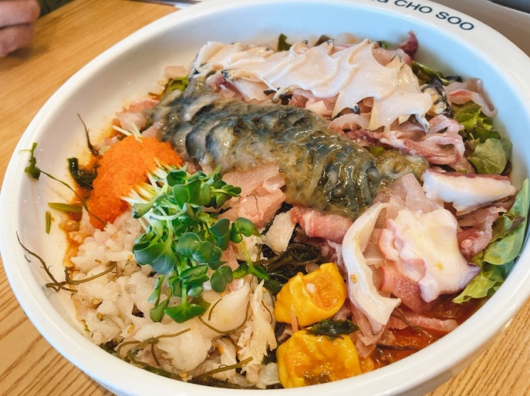  [의왕 맛집] 백운호수 청초수 물회 • 섭국 - 해전물회, 성게알비빔밥, 오징어순대 내돈내산 후기