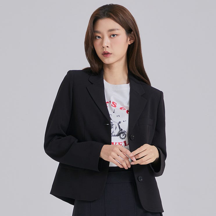 리뷰가 좋은 미쏘 여성용 테일러드 일자핏 싱글 숏자켓 좋아요 리뷰가 좋은 미쏘 여성용 테일러드 일자핏 싱글 숏자켓 좋아요
